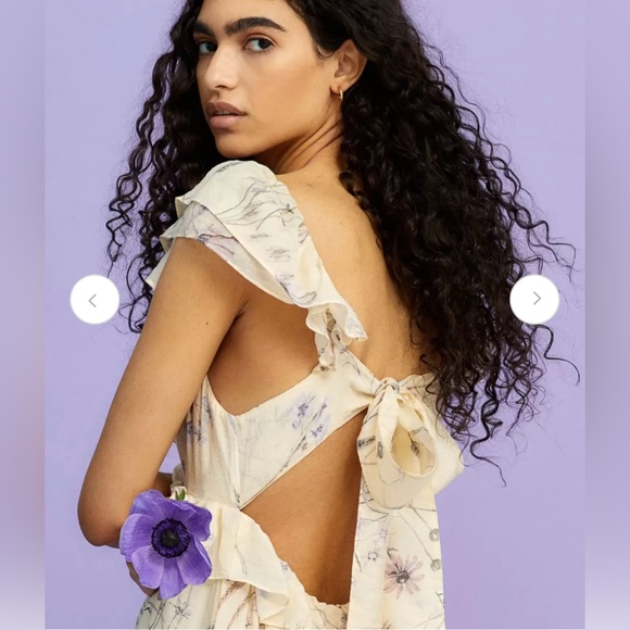 H&M Lyocell-blend Ruffled Dress - Picture 11 of 13